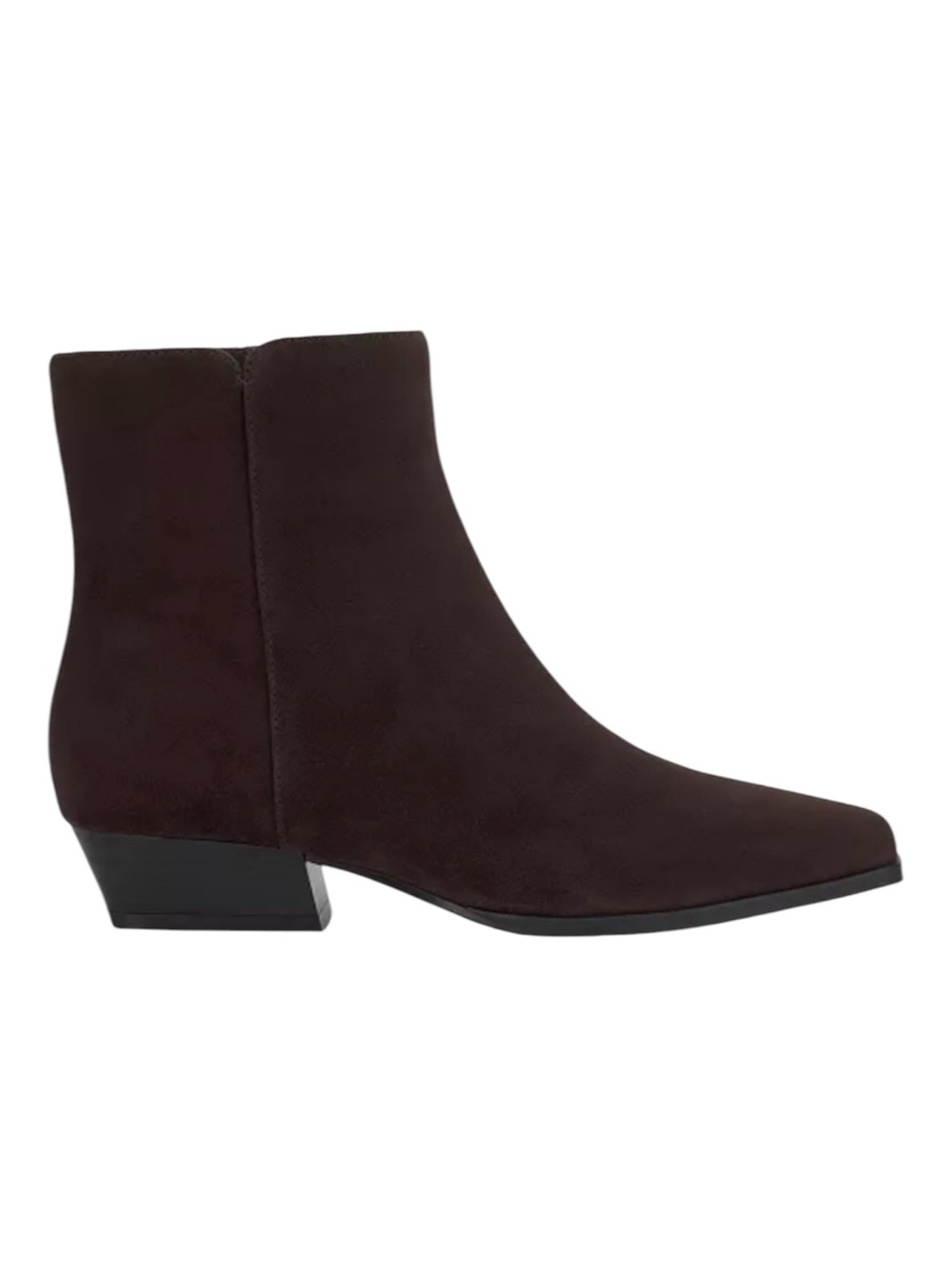 INC International Concepts Dark Brown Suede Ankle Boots
